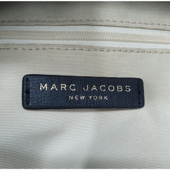 Marc Jacobs Mini Rider Colorblock Brown Leather Saddle Crossbody Bag - Picture 13 of 16